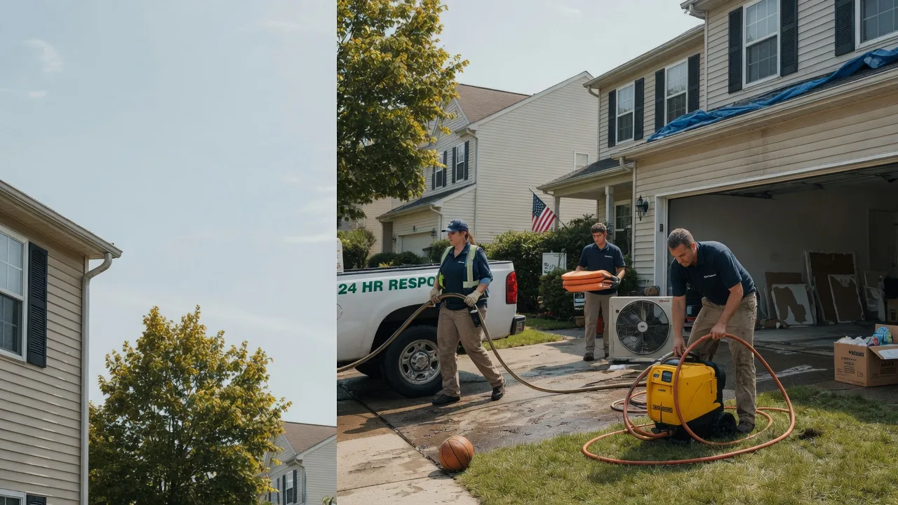 Emergency Water Damage Restoration in Burnt Cabins, PA near me